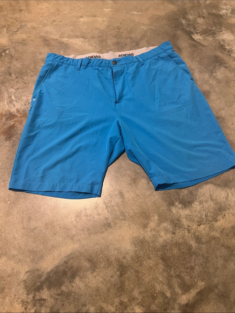 adidas Men’s Bright Blue Athletic Shorts